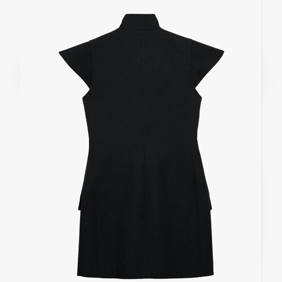 NWT ZARA WOOL SHOULDER PADβDRESS X STEFANO PILATI & Giselle Bundchen - Picture 3 of 5